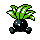 Oddish front-facing sprite from Pokémon Crystal