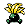 Oddish shiny front-facing sprite from Pokémon Crystal