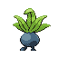 Oddish back-facing sprite from Pokémon FireRed