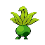 Oddish shiny back-facing sprite from Pokémon FireRed