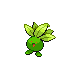 Oddish shiny front-facing sprite from Pokémon HeartGold