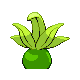 Oddish shiny back-facing sprite from Pokémon Platinum