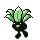 Oddish front-facing sprite from Pokémon Blue