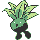 Oddish front-facing sprite from Pokémon Yellow