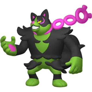 Okidogi front-facing sprite from Pokémon Scarlet/Violet: The Teal Mask