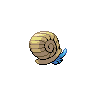 Omanyte back-facing sprite from Pokémon White