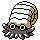 Omanyte shiny front-facing sprite from Pokémon Crystal