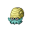 Omanyte front-facing sprite from Pokémon Emerald