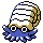 Omanyte front-facing sprite from Pokémon Silver