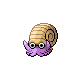 Omanyte shiny front-facing sprite from Pokémon Platinum