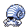 Omanyte front-facing sprite from Pokémon Blue