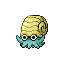 Omanyte front-facing sprite from Pokémon Sapphire