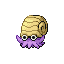 Omanyte shiny front-facing sprite from Pokémon Sapphire