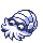 Omanyte front-facing sprite from Pokémon Yellow