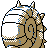 Omastar back-facing sprite from Pokémon Crystal