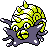 Omastar shiny front-facing sprite from Pokémon Crystal