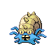 Omastar front-facing sprite from Pokémon Diamond