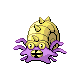 Omastar shiny front-facing sprite from Pokémon Diamond