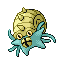 Omastar front-facing sprite from Pokémon Emerald