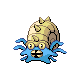 Omastar front-facing sprite from Pokémon Platinum