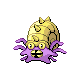 Omastar shiny front-facing sprite from Pokémon Platinum