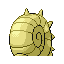 Omastar back-facing sprite from Pokémon Sapphire
