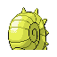 Omastar shiny back-facing sprite from Pokémon Sapphire