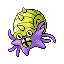 Omastar shiny front-facing sprite from Pokémon Sapphire