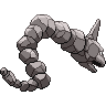 Onix back-facing sprite from Pokémon White 2
