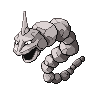 Onix front-facing sprite from Pokémon White 2