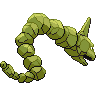 Onix shiny back-facing sprite from Pokémon Black
