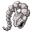 Onix front-facing sprite from Pokémon Emerald