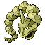 Onix shiny front-facing sprite from Pokémon FireRed