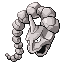 Onix front-facing sprite from Pokémon Ruby