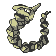 Onix front-facing sprite from Pokémon Yellow