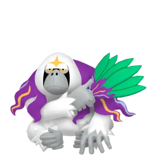 Oranguru front-facing sprite from Pokémon Violet