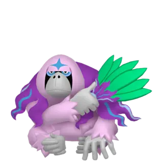 Oranguru shiny front-facing sprite from Pokémon Violet