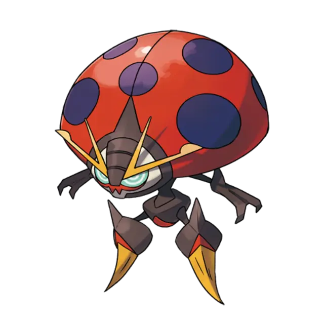 Orbeetle, the Seven Spot Pokémon — Bug/Psychic-type Pokémon official artwork