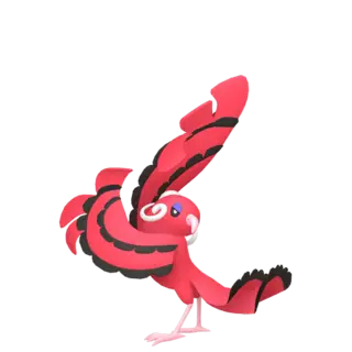 Oricorio front-facing sprite from Pokémon Ultra Moon