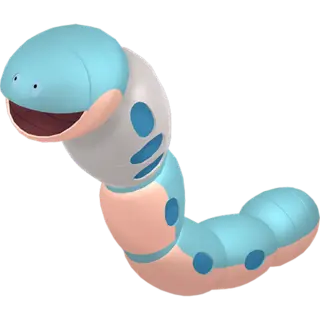 Orthworm shiny front-facing sprite from Pokémon Violet