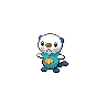 Oshawott front-facing sprite from Pokémon White 2