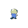 Oshawott shiny back-facing sprite from Pokémon Black