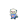 Oshawott shiny front-facing sprite from Pokémon Black