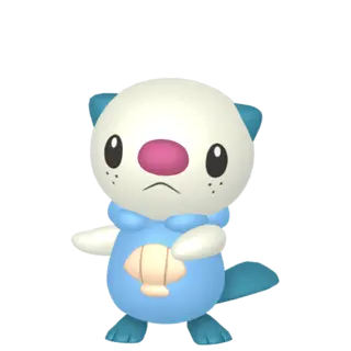 Oshawott shiny front-facing sprite from Pokémon Violet