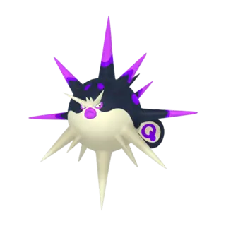 Overqwil front-facing sprite from Pokémon Legends: Arceus