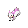 Pachirisu shiny front-facing sprite from Pokémon White 2