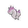 Pachirisu shiny back-facing sprite from Pokémon Black
