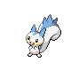 Pachirisu front-facing sprite from Pokémon SoulSilver