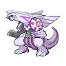 Palkia front-facing sprite from Pokémon White 2