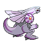 Palkia back-facing sprite from Pokémon White
